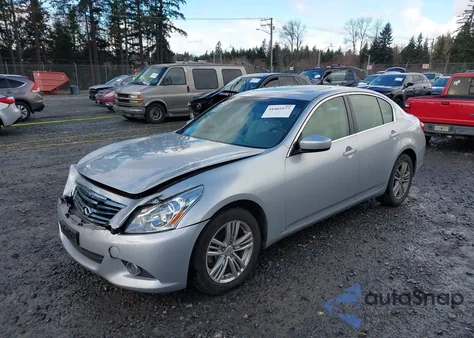 2013 Infiniti G37X z USA, uszkodzony, nr VIN JN1CV6AR1DM770207